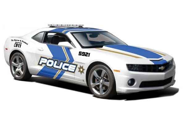 143973 Машинка іграшкова 2010 Chevrolet Camaro SS RS Police, масштаб 1:24