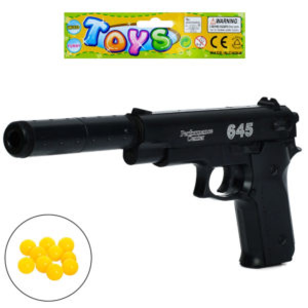 249431 Пістолет K6SE+ пластикові кулями, у пакеті, 15-27-3см