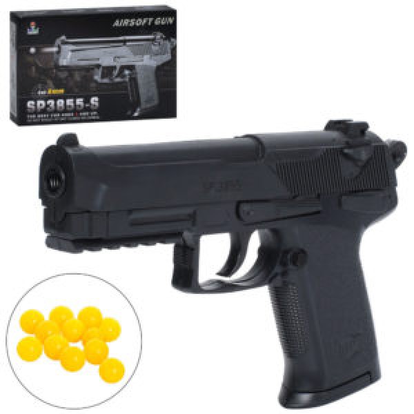 249444 Пістолет SP3855-S пластикові кулі, в кор-ці, 23,5-16-4см