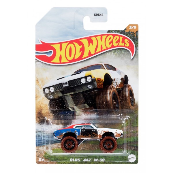 144801 Тематична машинка "Підкорювачі бездоріжжя" Hot Wheels (в ас.)