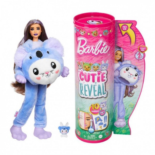 163822 Лялька Barbie "Cutie Reveal" серії "Чудове комбо" – кролик в костюмі коали