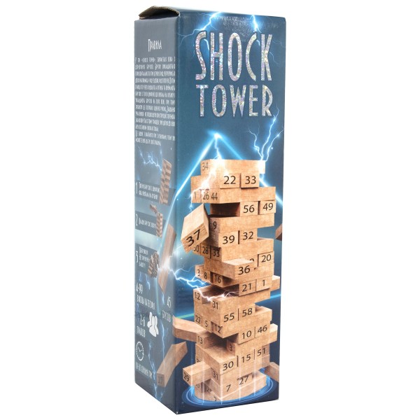 220149 Настільна гра Strateg Shock Tower Шок Товер дженга (30858)