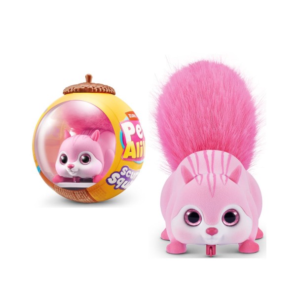 248623 Інтерактивна іграшка PETS ALIVE S1 – БІЛОЧКА (рожевий)