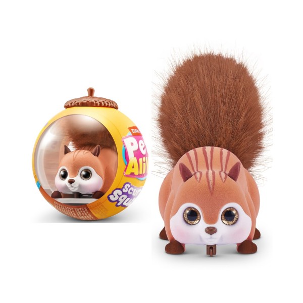 248958 Інтерактивна іграшка PETS ALIVE S1 – БІЛОЧКА (коричневий)