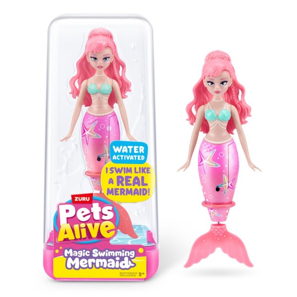 248706 Інтерактивна іграшка PETS ALIVE S1 – ЧАРІВНА РУСАЛОНЬКА РОЖЕВА ЗІРКА