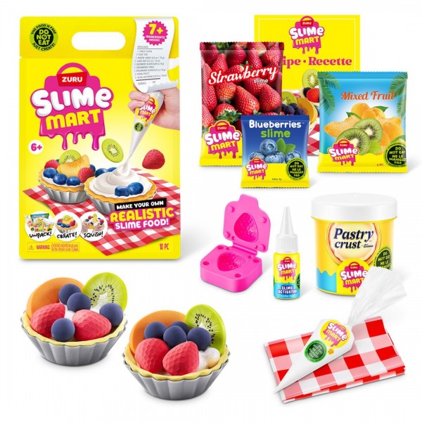 247317 Ігровий набір зі слаймами SLIME MART серії "Shopping Bag" – ФРУКТОВИЙ ТАРТ