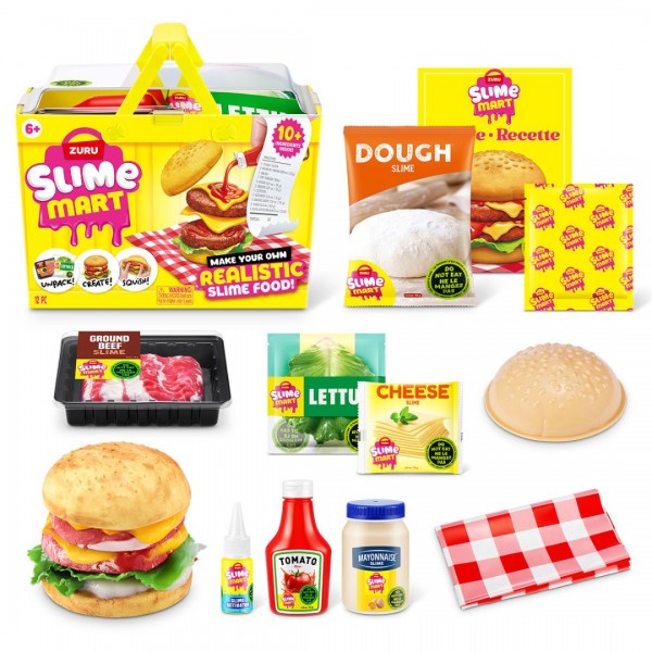 257836 Ігровий набір зі слаймами SLIME MART серії "Shopping Basket" – БУРГЕР