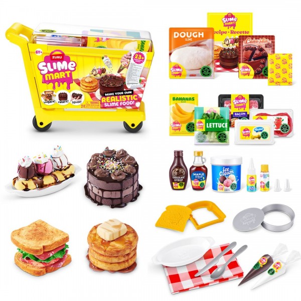 257838 Ігровий набір зі слаймами SLIME MART серії "Shopping Cart" – ВІЗОК СМАКОЛИКІВ