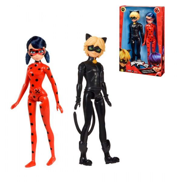 247479 Набір ляльок "ЛЕДІ БАГ І СУПЕР-КІТ" серії "Basic" – ЛЕДІ БАГ І СУПЕР-КІТ