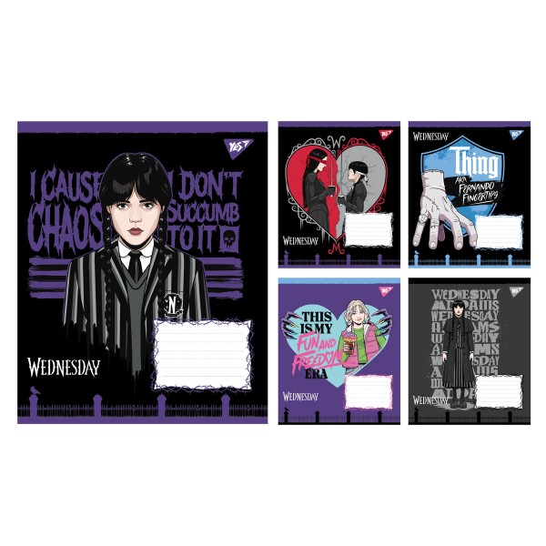 236736 А5/24 кл. Yes "Wednesday: Школа Загадок", зошит учнів.