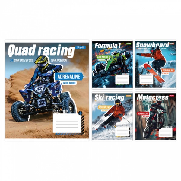 236743 А5/24 лін. 1B Hobby, зошит учнівський шкільний