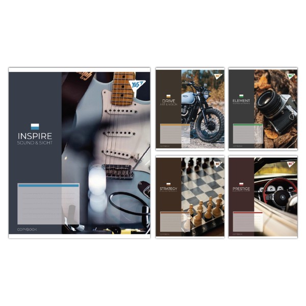 236746 А5/24 лін. Yes Inspiration, зошит учнівський шкільний