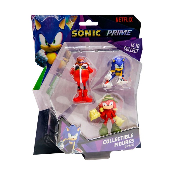 156966 Набір ігрових фігурок SONIC PRIME – СОНІК, НАКЛЗ, ДОКТОР ЕҐМАН (3 фiгурки, 6,5 cm)