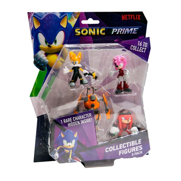 182457 Набір ігрових фігурок SONIC PRIME – ПРИГОДИ ТЕЙЗЛА (5 фiгурок, 6,5 cm)