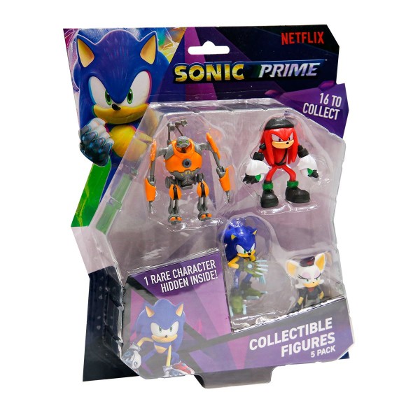 182460 Набір ігрових фігурок SONIC PRIME – ПРИГОДИ СОНІКА (5 фiгурок, 6,5 cm)