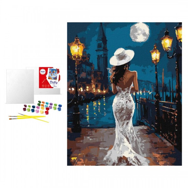 227496 Набір для розпису по номерах "Біля причалу" 40х50см