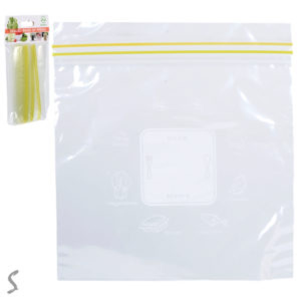 258350 Пакет для заморозки и хранения продуктов "Zip-Lock" 20шт/уп 14*17см