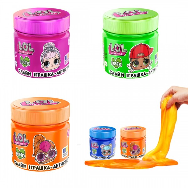 228604 L.O.L. Surprise! TM Crunchy slime ТМ Lovin Іграшка-антистрес 210 мл