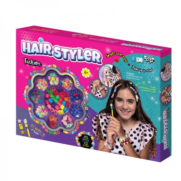 162558 Креативна творчість "Hair Styler. Fashion" середній набір (10)