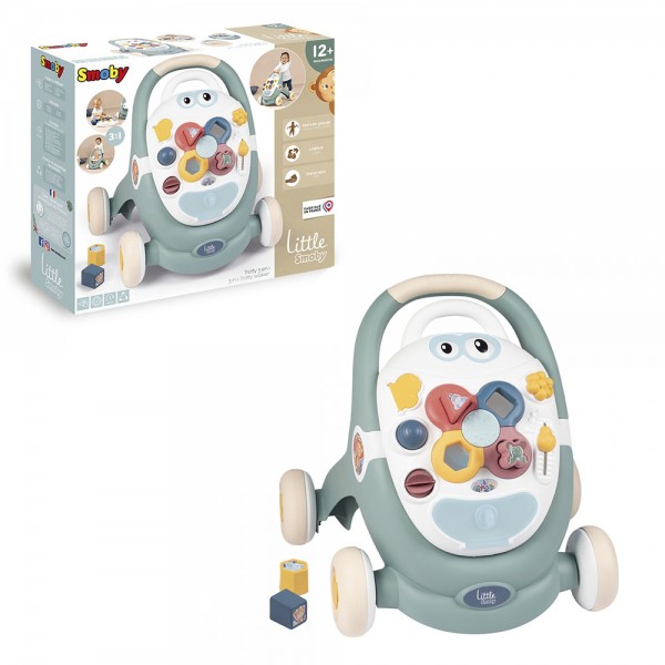 248643 Навчально-ігровий центр Smoby Little 3 в 1 зі з’ємною панеллю, 12 міс.+