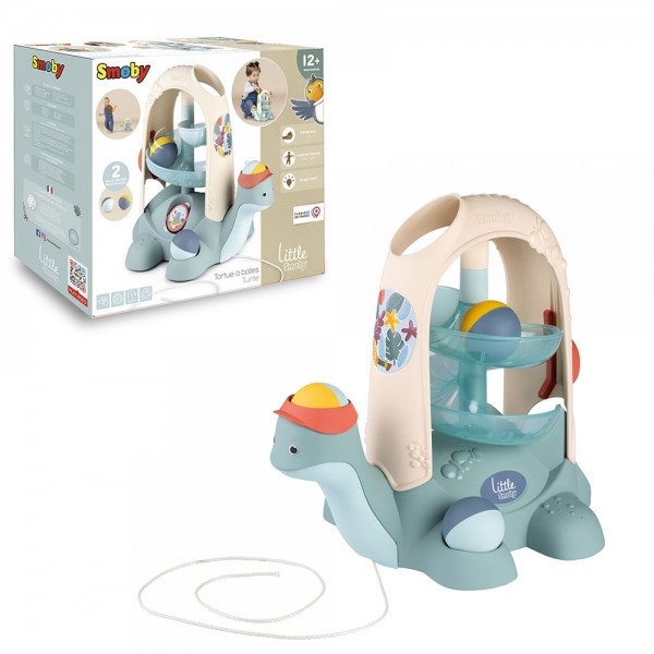 248274 Іграшка для розвитку Smoby Little 2 в 1 "Черепашка", 28x20x29 см, 12 міс.+