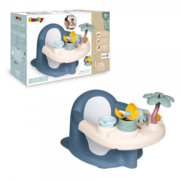 248572 Стільчик для купання Smoby Little "Водяні розваги" 2 в 1 з функціональною ігровою панеллю, 6 міс.+