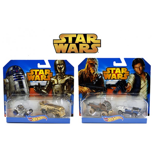 179894 Набір з 2-х машинок-героїв серії "Star Wars" Hot Wheels в ас.