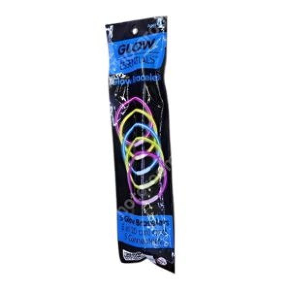 260692 Аксесуари для свята/Хелловіна неон "Glow bracelets" 5шт/уп 20см