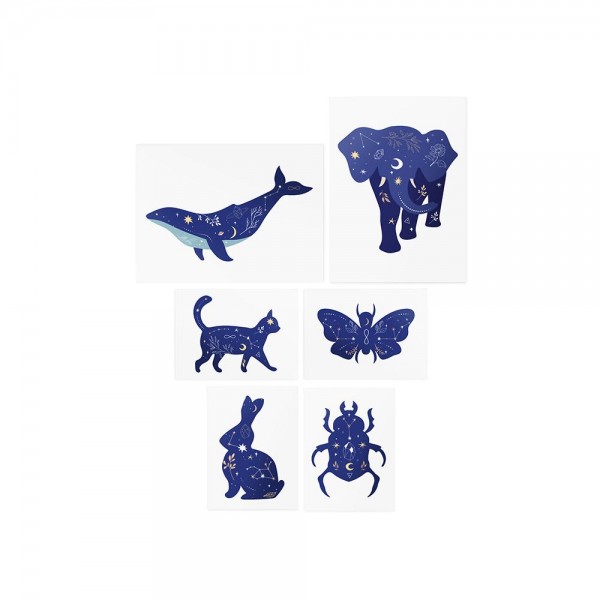 212321 Тимчасові тату TATTon.me Mystic Animals set