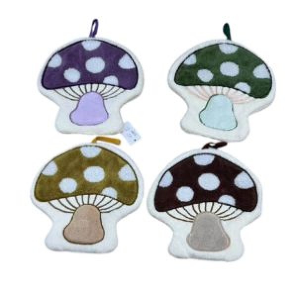 233253 Рушник для рук "Mushroom" 22*22см., R37182