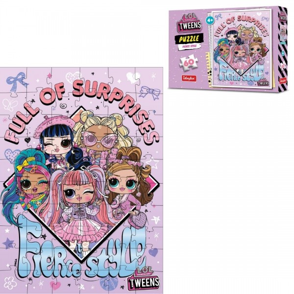 246318 Гра-головоломка. Набір пазлів L.O.L. Surprise! Tweens Fierce Style, 60 елементів