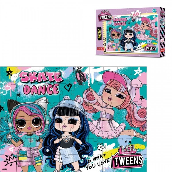 246320 Гра-головоломка. Набір пазлів L.O.L. Surprise! Tweens Skate Dance, 60 елементів