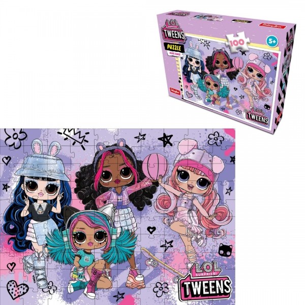 246323 Гра-головоломка. Набір пазлів L.O.L. Surprise! Tweens Skate Dance, 100 елементів