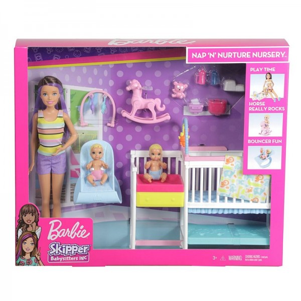 92649 Набір Barbie "Дитяча кімната" з серії Догляд за малюками (в ас.)