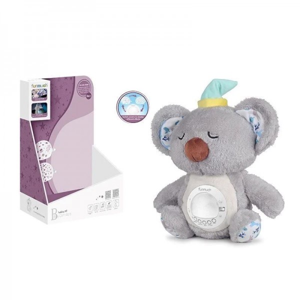233535 Іграшка FUNMUCH Коала з функцією колисання, проектором колискові, білий шум