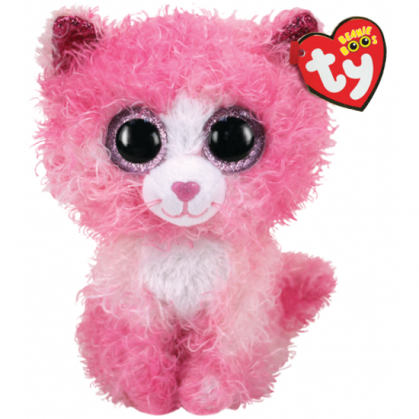 175492 TY Beanie Boo's 36308 Іграшка м'яконабивна Рожеве кошеня "Reagan" 15см