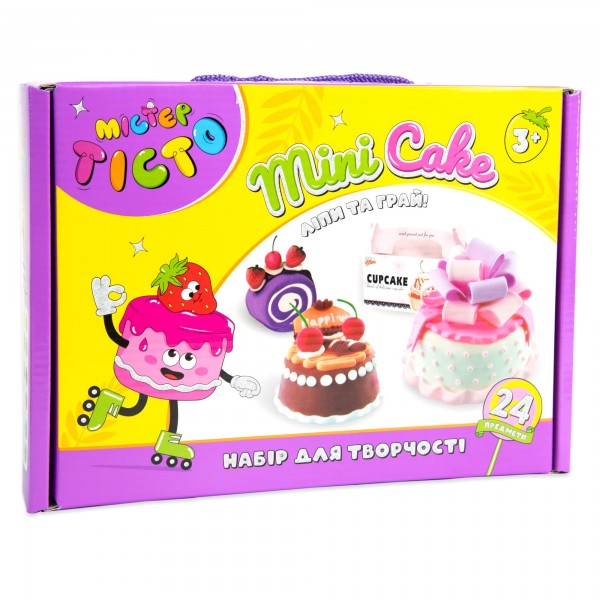 220054 Набір для творчості Містер тісто Mini Cake Strateg українською мовою (41007)