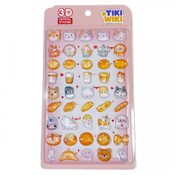 248961 Набір 3D-наліпок TIKI WIKI серії "Crystal" – ТІКІ ЗАТИШОК