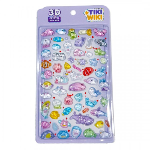 248962 Набір 3D-наліпок TIKI WIKI серії "Crystal" – ТІКІ МОРЕ