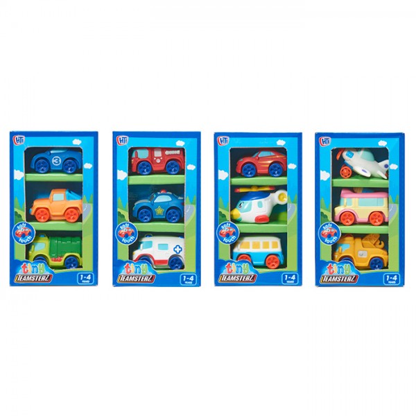 242713 Ігровий набір з 3 машинок "Tiny" Teamsterz (1417311.V22)