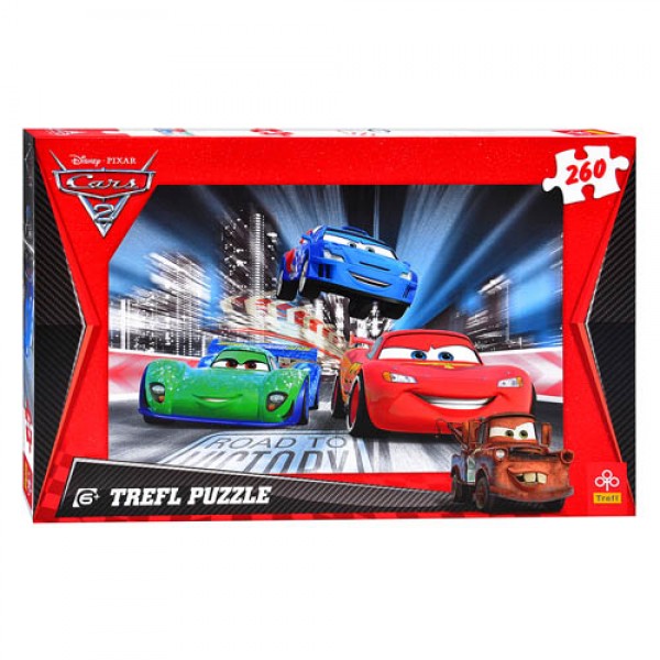 192777 Дитячі іграшки головоломки-пазли з картону Puzzles - "260" - Cars 2 / Disney Cars 2