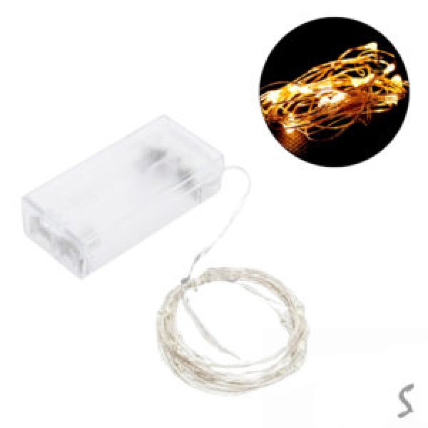 243529 Гірлянда світлодіодна "Yellow" 30led 3м (2AA),BM-30WW