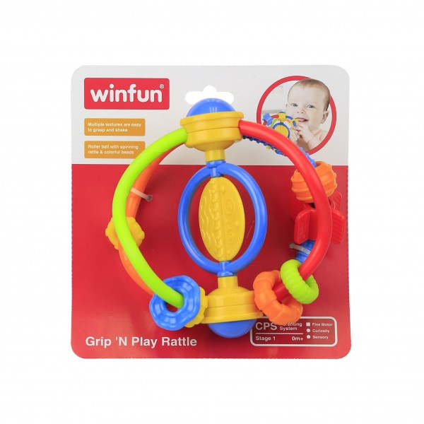 35850 Гра 0233-NI WinFun логічна, брязкальце, прорізувач, лист.