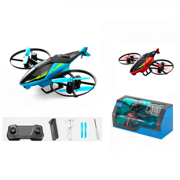 245870 Квадрокоптер 4D-M3 радіок, акум,18см,змінні лопаті, світло,USB-зарядне,2 кольори,в кор.,32-14-15,5см