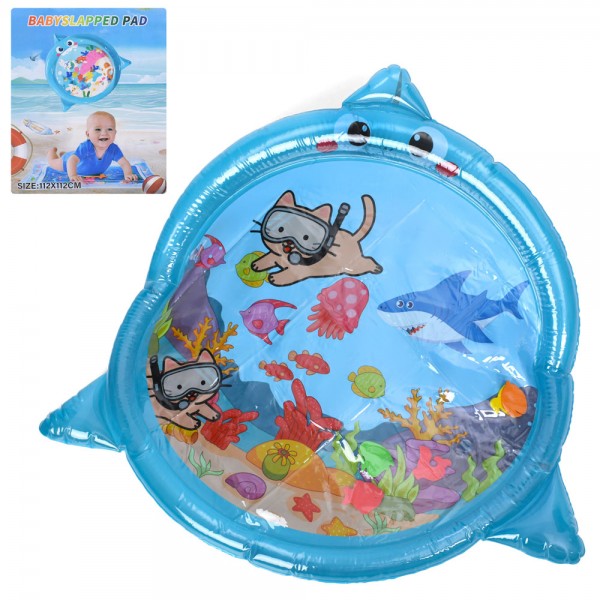 245871 Килимок для немовляти WM-11 морські мешканці, надувний килимок, водяний килимок, 101-98см, у пакеті