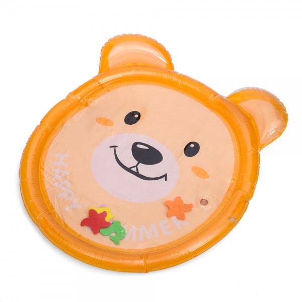 245872 Килимок для немовляти WM-14 ведмедик, надувний килимок, водяний килимок, 70-61см, у пакеті,16-17-2см