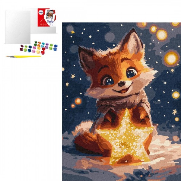 243994 KHO "Мрійливе лисеня" 30x40см