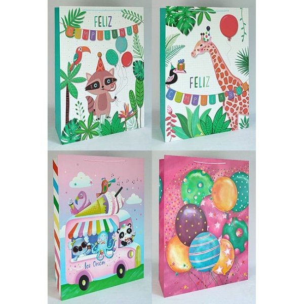 230202 Пакет 51*72*18см паперовий "Свято" 12 шт в пак.