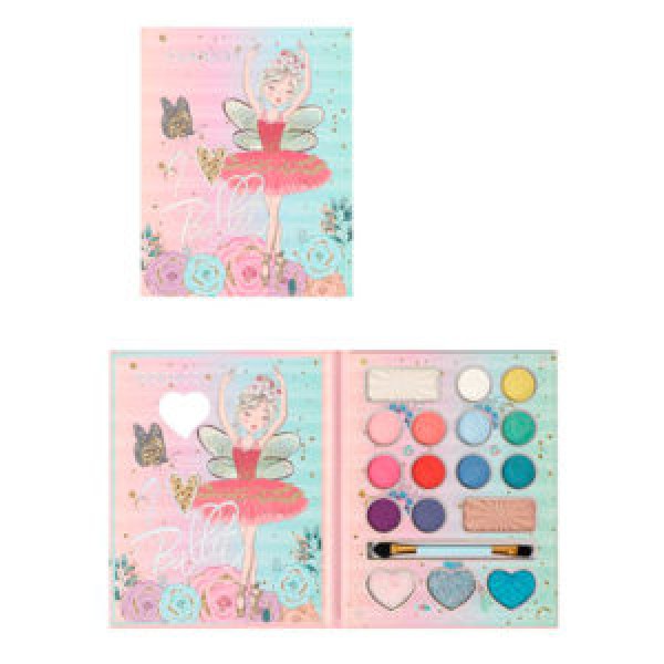 249562 Косметика IG3293 тіні палетка17кольорів,пензлик,дзерк,в кор-ці, 13-16-1см