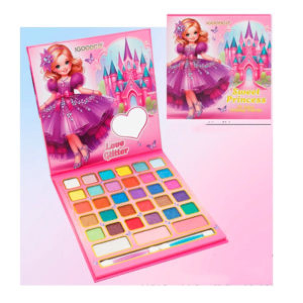 249571 Косметика LK29695 палетка,тіні,рум'яна,33шт/кольори,пензл,дзеркало,в кор-ці17,5-19-1см